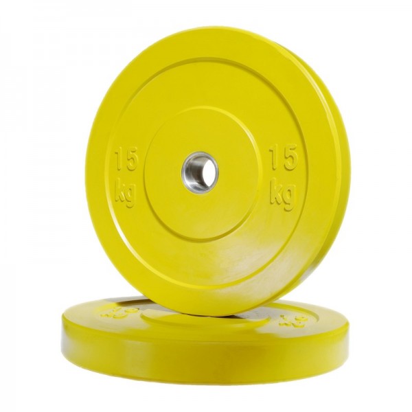15kg Bumper Plate YELLOW